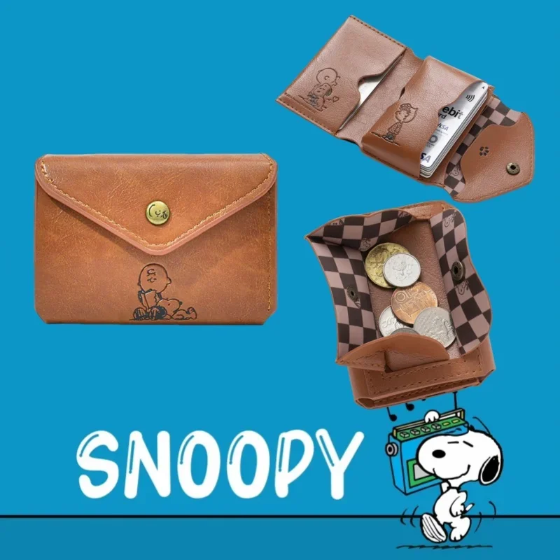 Women Short Wallet Small Fashion Snoopys Cartoon Leather Purse Ladies Card Bag for Women Clutch Female Purse Money Clip Wallet
Women Short Wallet Small Fashion Snoopys Cartoon Leather Purse Ladies Card Bag for Women Clutch Female Purse Money Clip Wallet