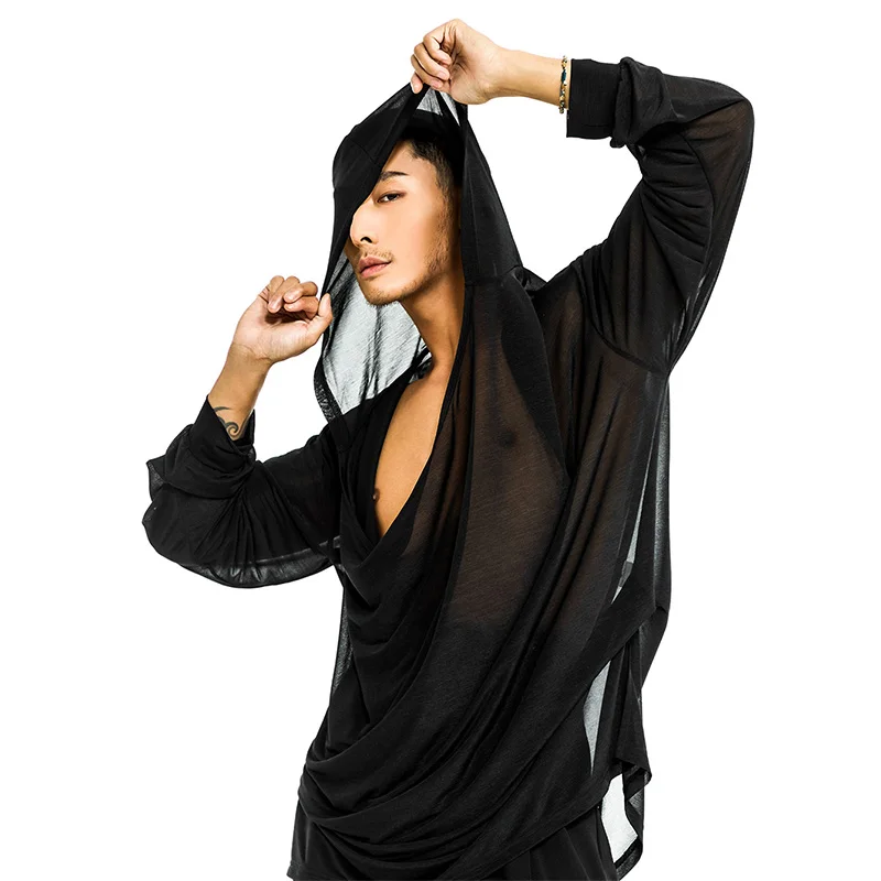 New Men Latin Dance Tops Hooded Black Mesh Tops Male Rumba Cha Cha Dance Performance Clothing Latin Dance Practice Wear DNV21873
New Men Latin Dance Tops Hooded Black Mesh Tops Male Rumba Cha Cha Dance Performance Clothing Latin Dance Practice Wear DNV21873