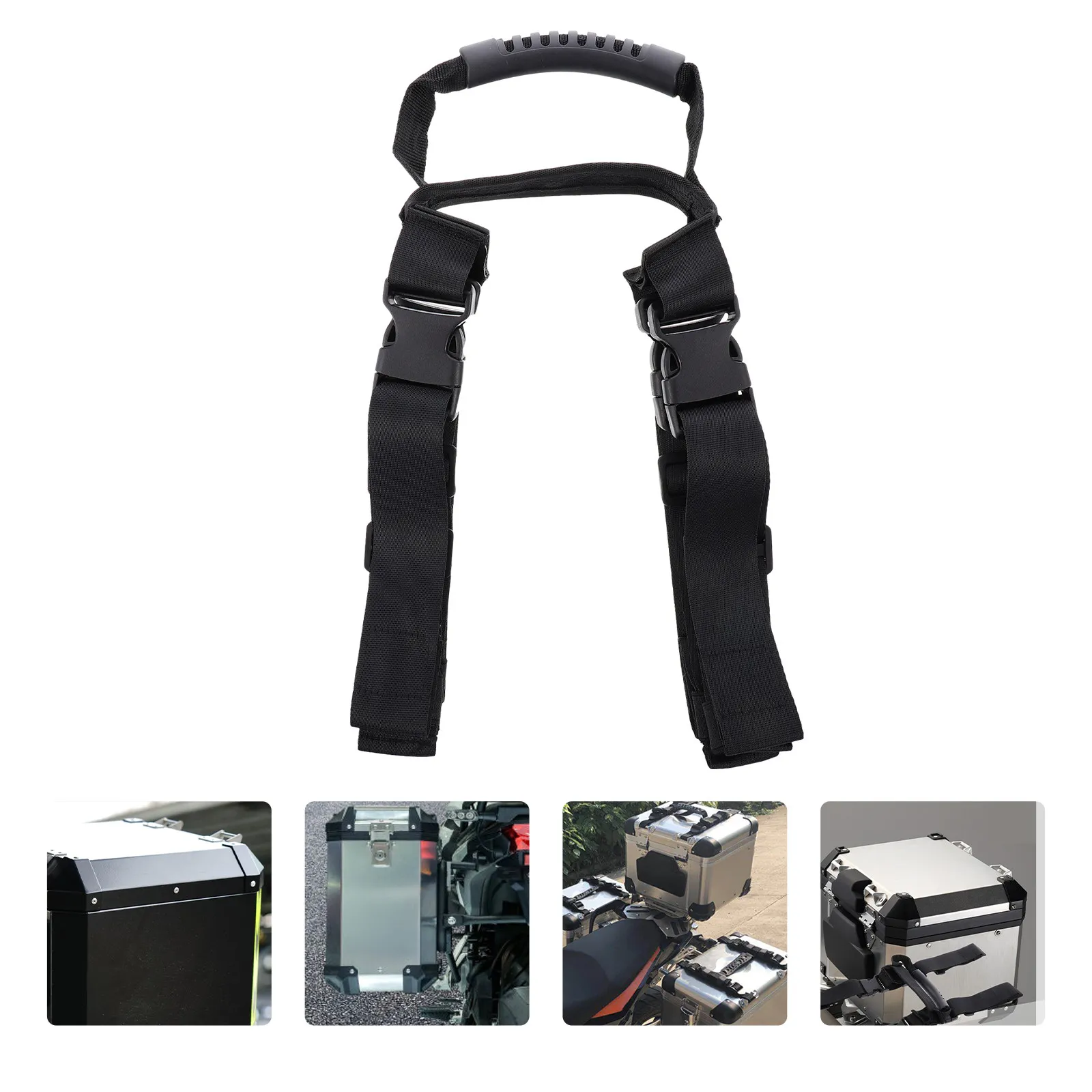 Professional Adjustable Motorcycle Rear Side Box Handle Strap with Ergonomic Grip Heavy-Duty Nylon Rope ABS Buckle for Pannier
Professional Adjustable Motorcycle Rear Side Box Handle Strap with Ergonomic Grip Heavy-Duty Nylon Rope ABS Buckle for Pannier