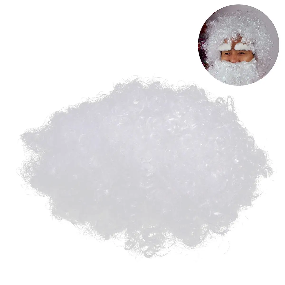 Christmas Santa Claus Curly Costume Wigs for Adults Kids Christmas Outfits Masquerade Accessories Holiday Decorations
Christmas Santa Claus Curly Costume Wigs for Adults Kids Christmas Outfits Masquerade Accessories Holiday Decorations