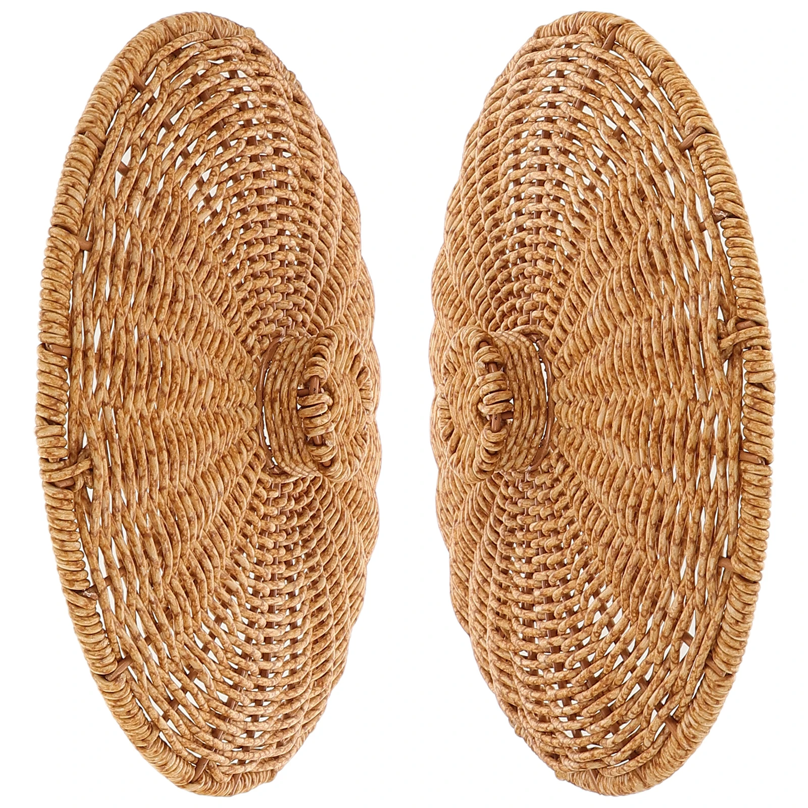 2pcs Braided Basket Handmade Plastic Lid Replacement Decorative Storage Top Woven Hamper Cover Picnic Box Lid Storage Bin Cover
2pcs Braided Basket Handmade Plastic Lid Replacement Decorative Storage Top Woven Hamper Cover Picnic Box Lid Storage Bin Cover