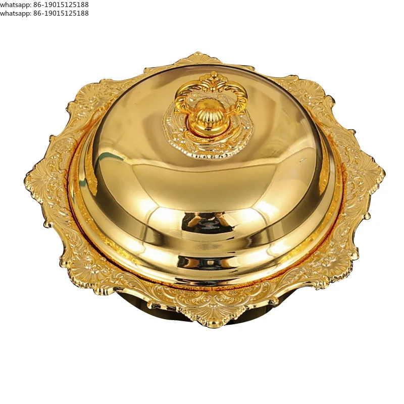 2026 European creative round metal cover steel cover butter dish
2026 European creative round metal cover steel cover butter dish