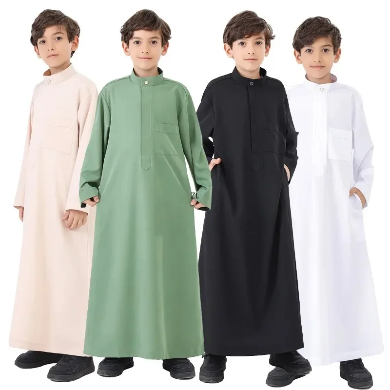 Ramadan Muslim Kids Boys Jubba Thobe Saudi Arabic Robe Turkey Kaftan Dubai Abaya Eid Daffah Dishdasha Islam Traditional Clothing
Ramadan Muslim Kids Boys Jubba Thobe Saudi Arabic Robe Turkey Kaftan Dubai Abaya Eid Daffah Dishdasha Islam Traditional Clothing