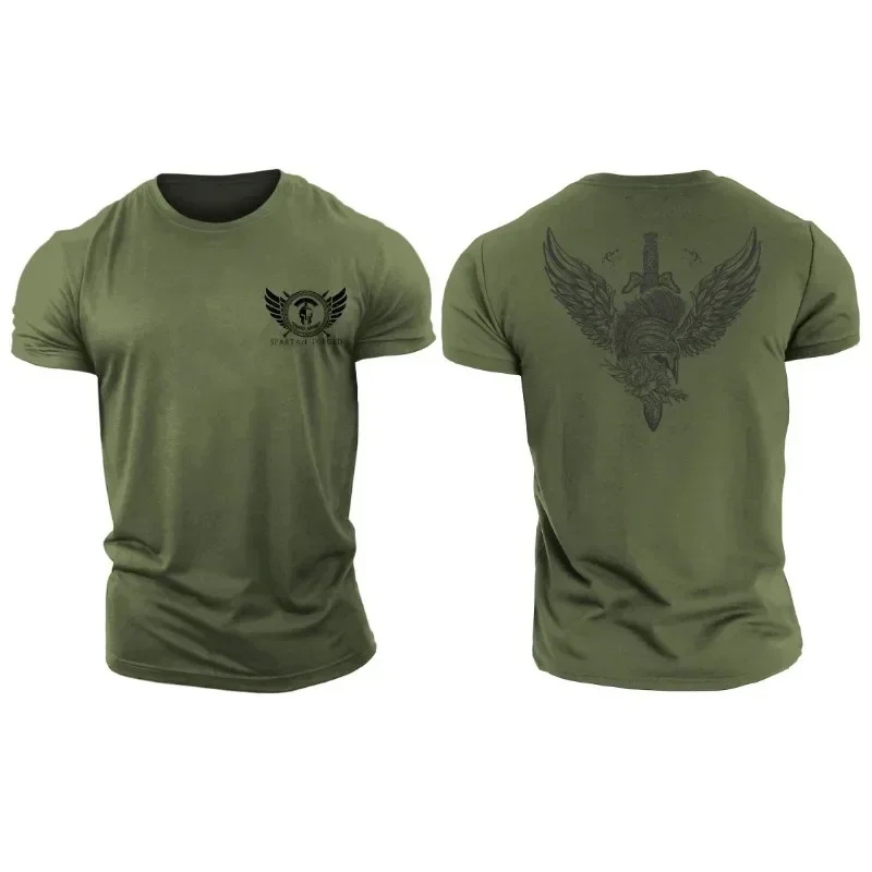 Summer Sales of High-quality Casual Men's Short-sleeved Tough T-shirt Short Sword Spartan Forge Gym 3D Printed Breathable Top
Summer Sales of High-quality Casual Men's Short-sleeved Tough T-shirt Short Sword Spartan Forge Gym 3D Printed Breathable Top
