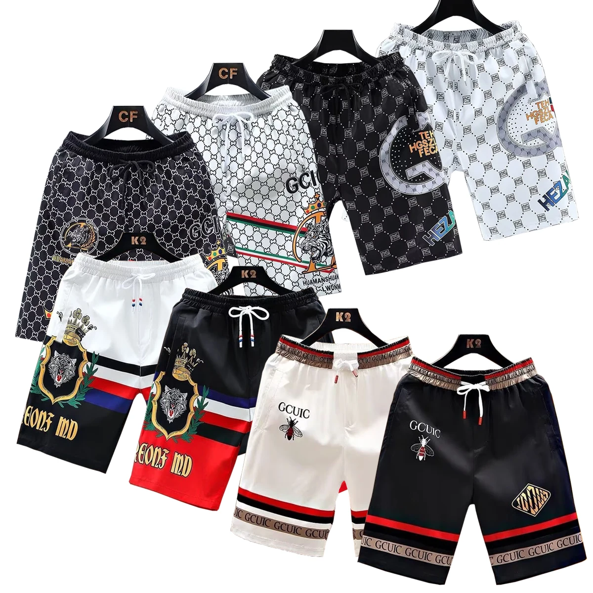Men's Casual Shorts Printed With Cartoon Letter Patterns Summer Loose Beach Pants Color Multiple Styles Choose From
Men's Casual Shorts Printed With Cartoon Letter Patterns Summer Loose Beach Pants Color Multiple Styles Choose From