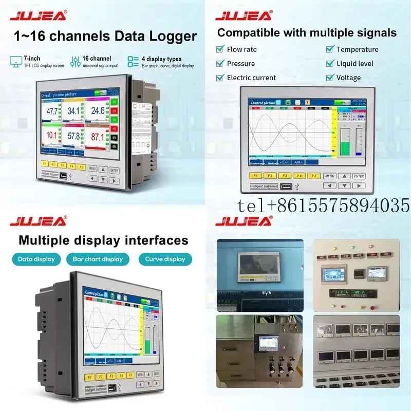 Hot 16 Channel Industrial Paperless Chart Recorder Usb Paperless Datalogger with RS485 & RS232 Customized OEM Support
Hot 16 Channel Industrial Paperless Chart Recorder Usb Paperless Datalogger with RS485 & RS232 Customized OEM Support