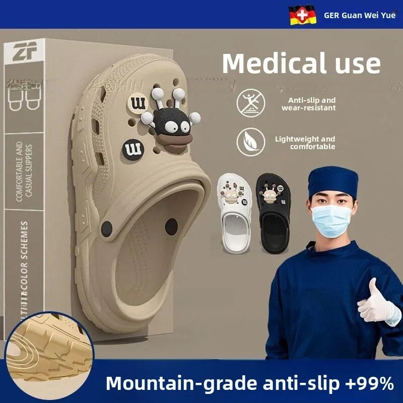 Operating Room Slippers Men's And Women's Thick Bottom Outdoor Wearable Anti-slip Odor-resistant EVA Home Slippers
Operating Room Slippers Men's And Women's Thick Bottom Outdoor Wearable Anti-slip Odor-resistant EVA Home Slippers