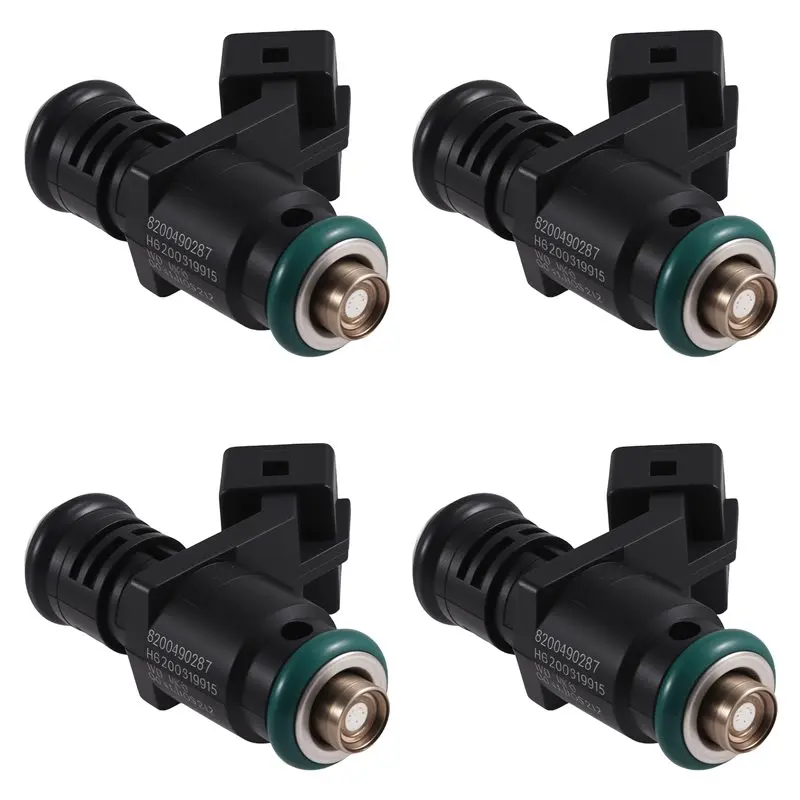 ABQB-Комплект топливных форсунок — 4 шт. 0280158335 8200579081 8200885287 Подходит для Renault Clio MK3 Grand Modus Twingo MK2 Wind 1.2 2007-201
ABQB-Комплект топливных форсунок — 4 шт. 0280158335 8200579081 8200885287 Подходит для Renault Clio MK3 Grand Modus Twingo MK2 Wind 1.2 2007-201