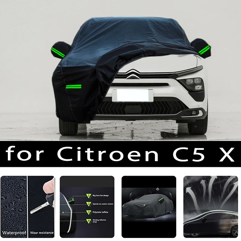 For Citroen C5 X Car Covers Outdoor Waterproof Sun Rain Snow Protection UV Auto Cover 190T Car Protective Full Covers
For Citroen C5 X Car Covers Outdoor Waterproof Sun Rain Snow Protection UV Auto Cover 190T Car Protective Full Covers