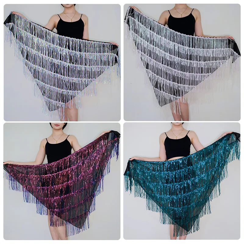 Sequins Fringe Belly Dance Hip Scarf Waist Chain for Beginners Oriental Dance Belt
Sequins Fringe Belly Dance Hip Scarf Waist Chain for Beginners Oriental Dance Belt