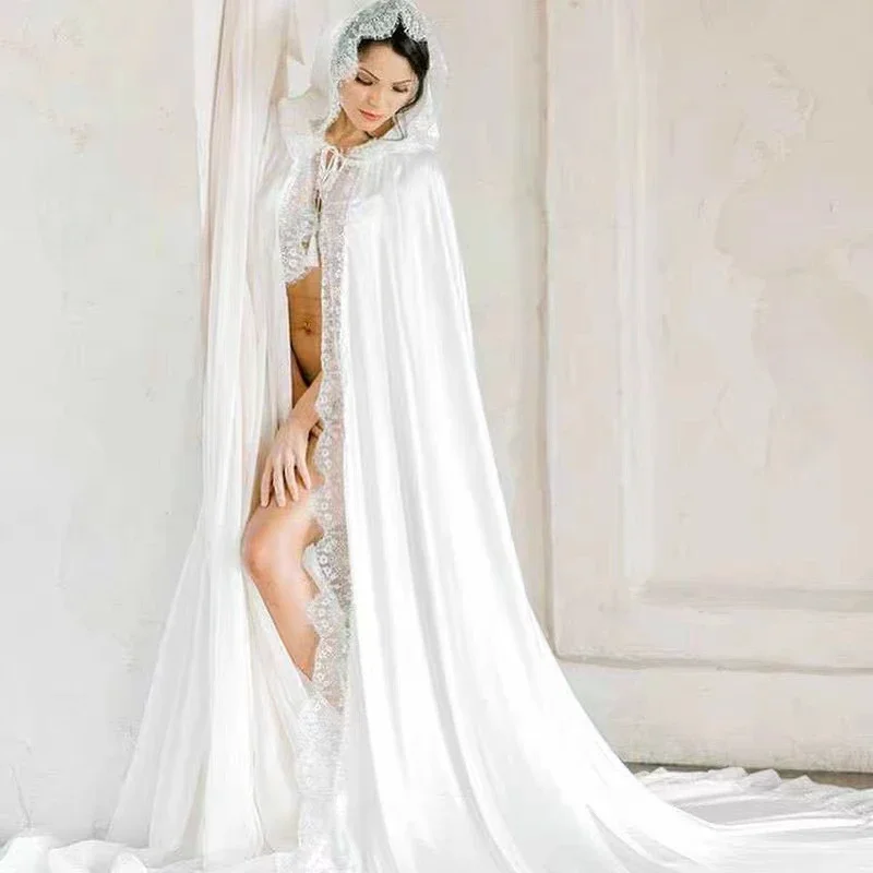 Lace edge Long Boho Wedding Cape Hood Cloaks Gothic Punk Party Costumes Floor Length Bridal Shawls
Lace edge Long Boho Wedding Cape Hood Cloaks Gothic Punk Party Costumes Floor Length Bridal Shawls