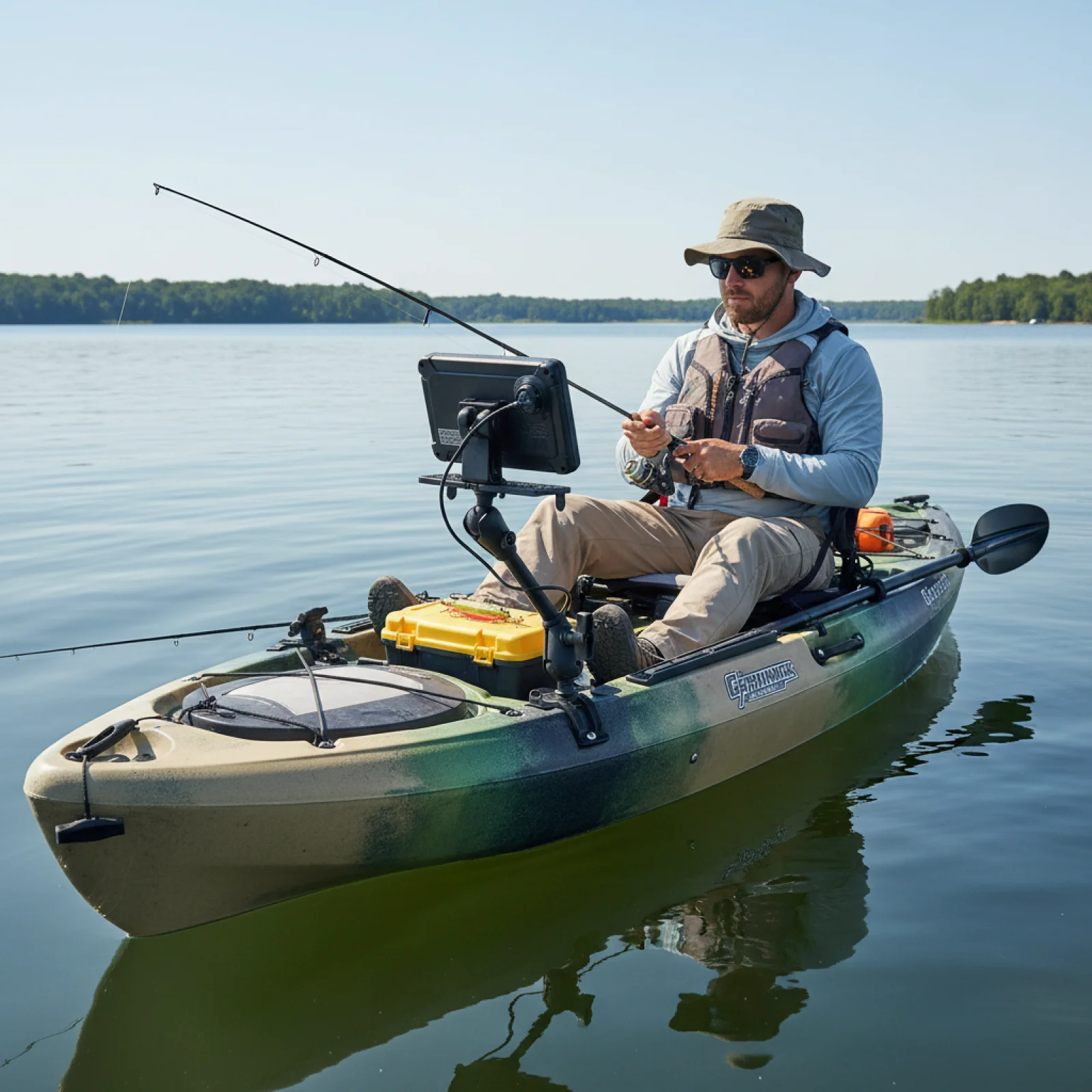 360 Degree Rotation Carp Fishing Tool Mount Base Versatile Nylon Monitor Holder Electronic Bracket for Fish Finder Boat Device
360 Degree Rotation Carp Fishing Tool Mount Base Versatile Nylon Monitor Holder Electronic Bracket for Fish Finder Boat Device