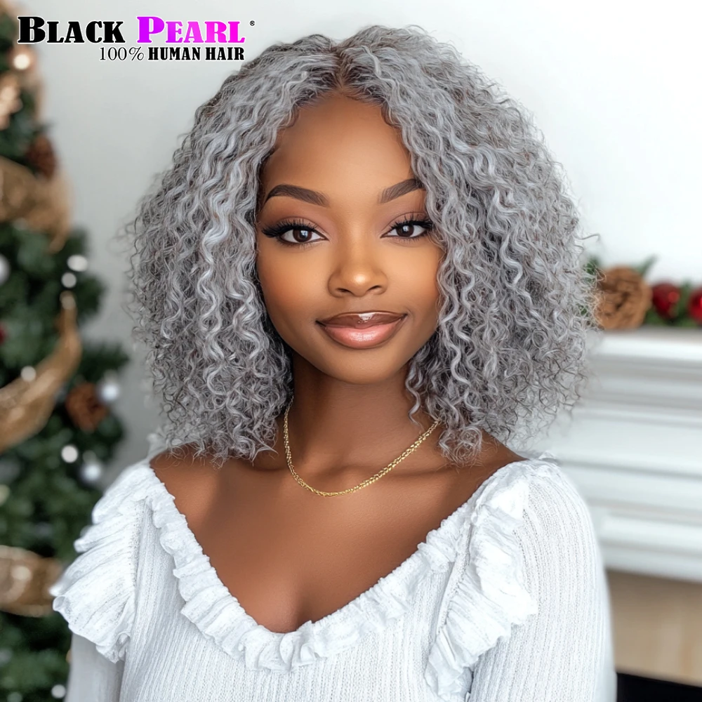 Silver Grey Afro Kinky Curly Wig Short Bob Wigs With Bangs Afro Kinky Curly Wigs 200% Density Brazilian Remy 100% Human Hair
Silver Grey Afro Kinky Curly Wig Short Bob Wigs With Bangs Afro Kinky Curly Wigs 200% Density Brazilian Remy 100% Human Hair