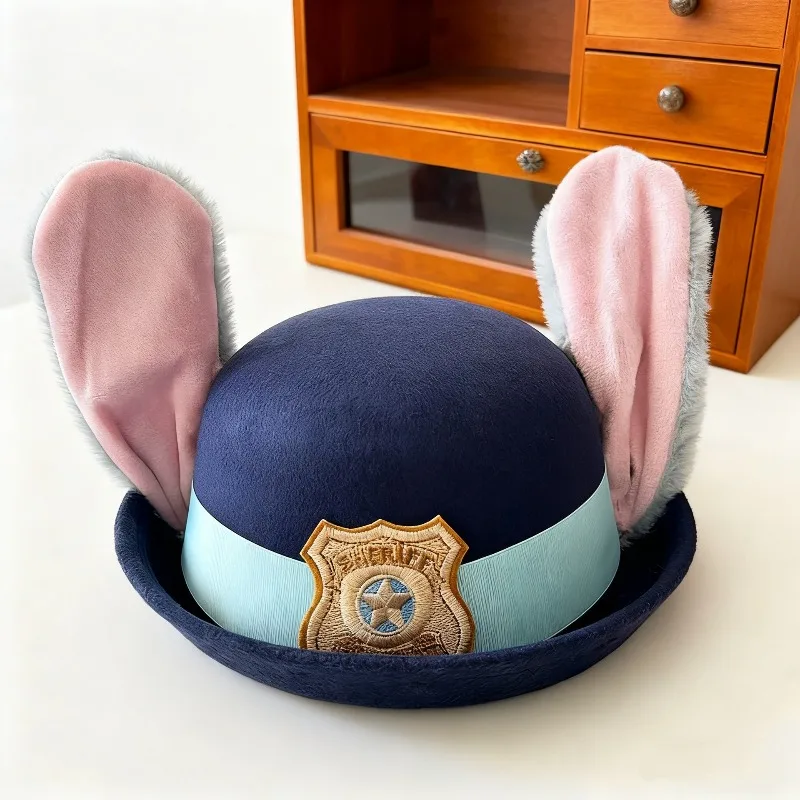 Косплей-аксессуары Zootopia: Шляпа шерифа Джуди с ремешком и кроличьими ушками, реквизит для костюма, для детей и взрослых
Косплей-аксессуары Zootopia: Шляпа шерифа Джуди с ремешком и кроличьими ушками, реквизит для костюма, для детей и взрослых