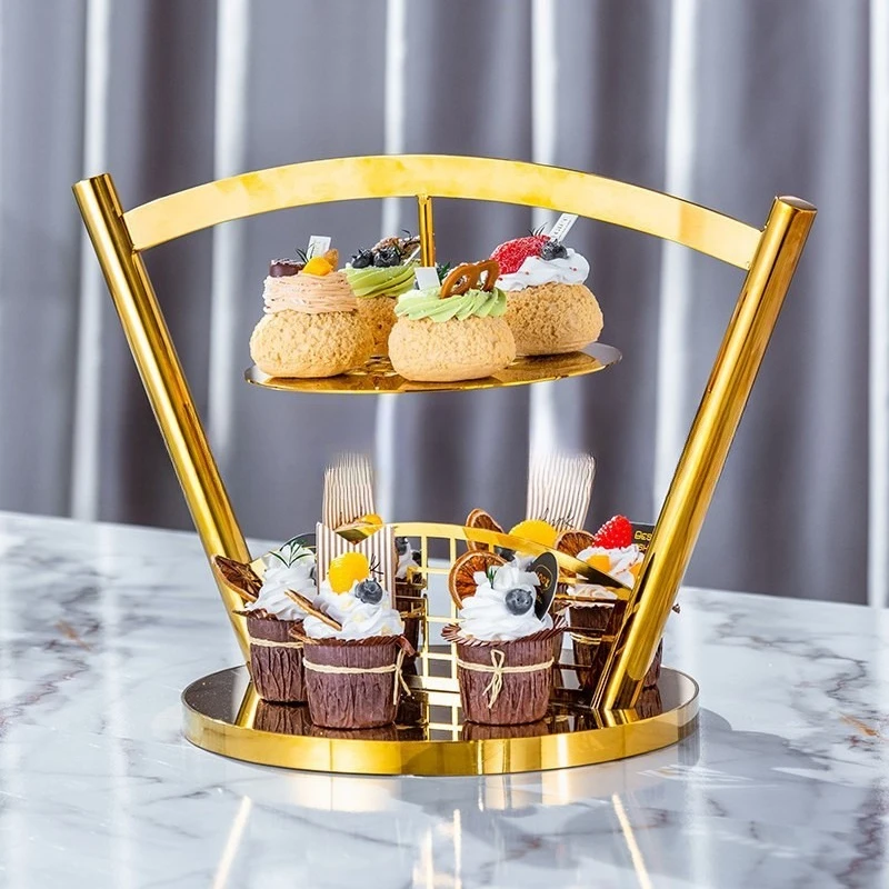 Afternoon tea snack rack three-layer fruit tray cake coffee break table British hotel dessert table ornament display stand
Afternoon tea snack rack three-layer fruit tray cake coffee break table British hotel dessert table ornament display stand