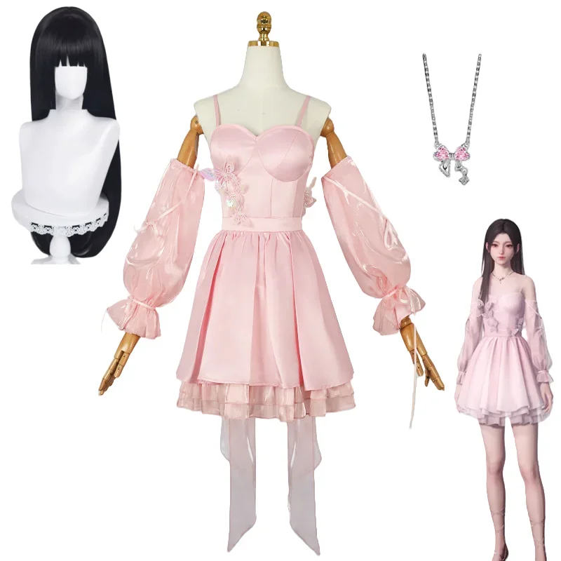 Halloween Carnival Sweet Pink Dress Sleeve Set Necklace Woman 2025 Hot Sale Love and Deepspace Heroine Cosplay Costume
Halloween Carnival Sweet Pink Dress Sleeve Set Necklace Woman 2025 Hot Sale Love and Deepspace Heroine Cosplay Costume