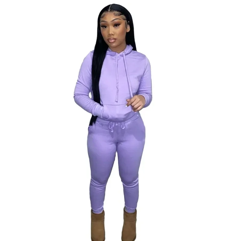 Женские однотонные флисовые спортивные костюмы, повседневный спортивный комплект из 2 предметов, свитшот с длинным рукавом и капюшоном и брюки на шнурке
Женские однотонные флисовые спортивные костюмы, повседневный спортивный комплект из 2 предметов, свитшот с длинным рукавом и капюшоном и брюки на шнурке