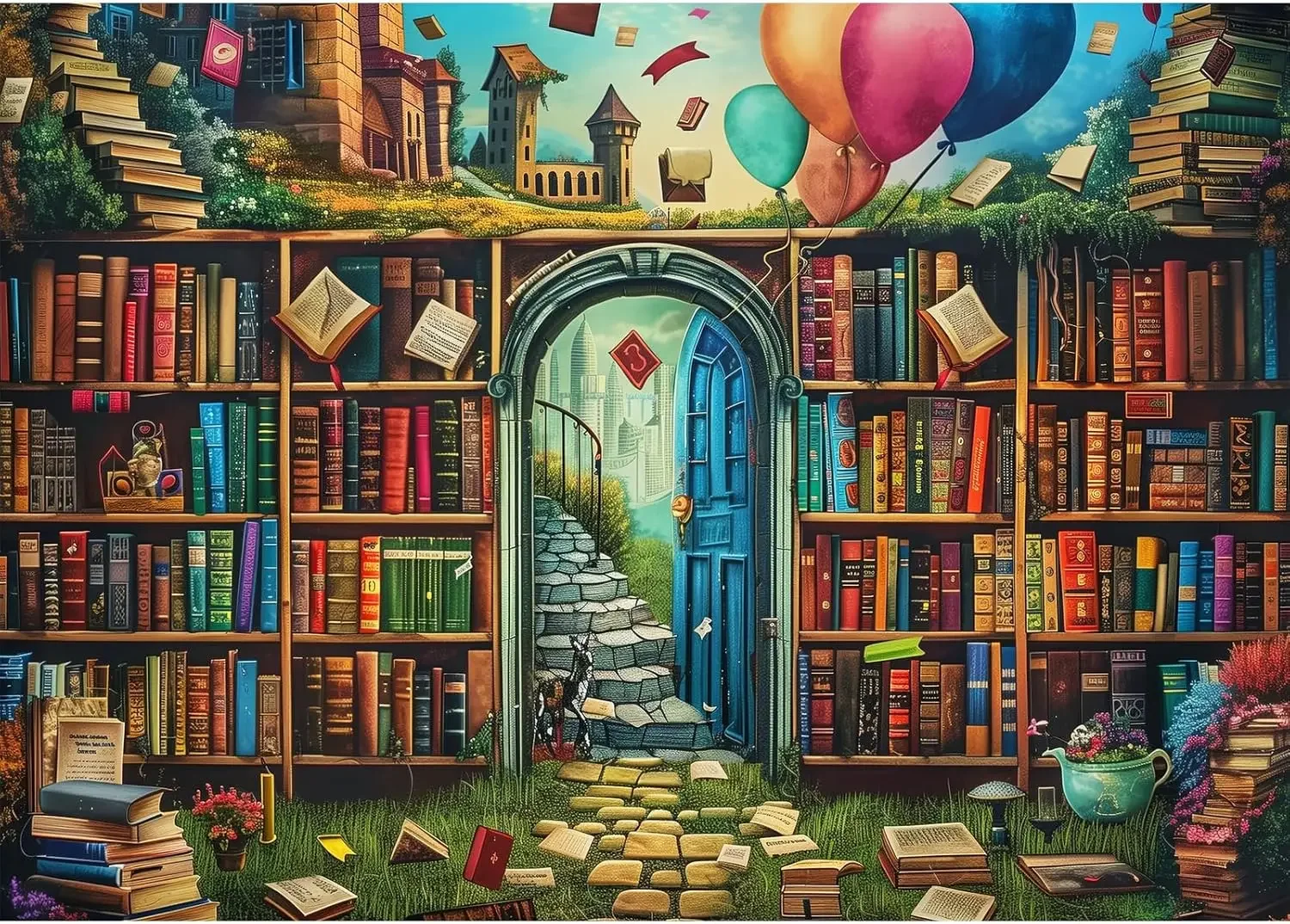 Magic Bookshop 500/300/120 Pieces Jigsaw Puzzles Challenging Family Activity Games for Gameroom Bedroom Livingroom
Magic Bookshop 500/300/120 Pieces Jigsaw Puzzles Challenging Family Activity Games for Gameroom Bedroom Livingroom