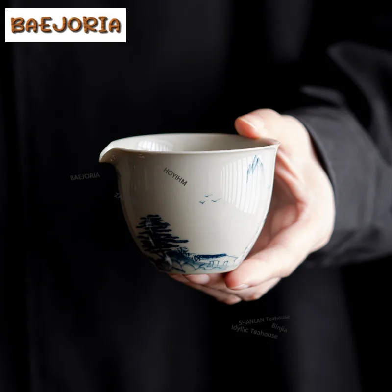 160ml Hand-painted Landscape Tea Pitcher Pour Tea Cha Hai Dispenser Justice Cup Fair Mug Chinese Tea Set Collection Accessories
160ml Hand-painted Landscape Tea Pitcher Pour Tea Cha Hai Dispenser Justice Cup Fair Mug Chinese Tea Set Collection Accessories