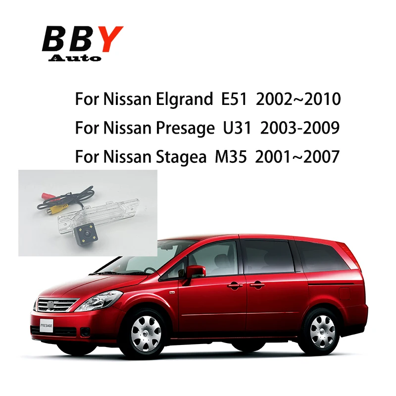Rear View Camera For Nissan Elgrand E51 Presage U31 Stagea M35 CCD Night Vision License Plate Camera Reversing
Rear View Camera For Nissan Elgrand E51 Presage U31 Stagea M35 CCD Night Vision License Plate Camera Reversing