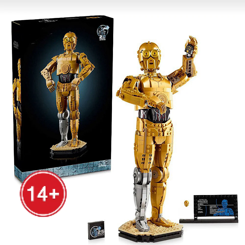 MINISO Disney 75398 Space C-3PO Droid Figure Centrepiece Home Decor Brick-built Model Assemble Figurine Nostalgic Gift for Adult
MINISO Disney 75398 Space C-3PO Droid Figure Centrepiece Home Decor Brick-built Model Assemble Figurine Nostalgic Gift for Adult