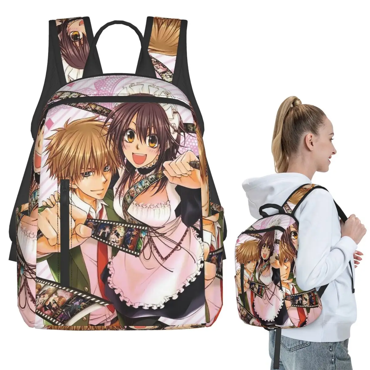 Maid Sama Anime Backpack Student BookBag Kids School Bag Computer Shoulder Bags Boys Girls
Maid Sama Anime Backpack Student BookBag Kids School Bag Computer Shoulder Bags Boys Girls