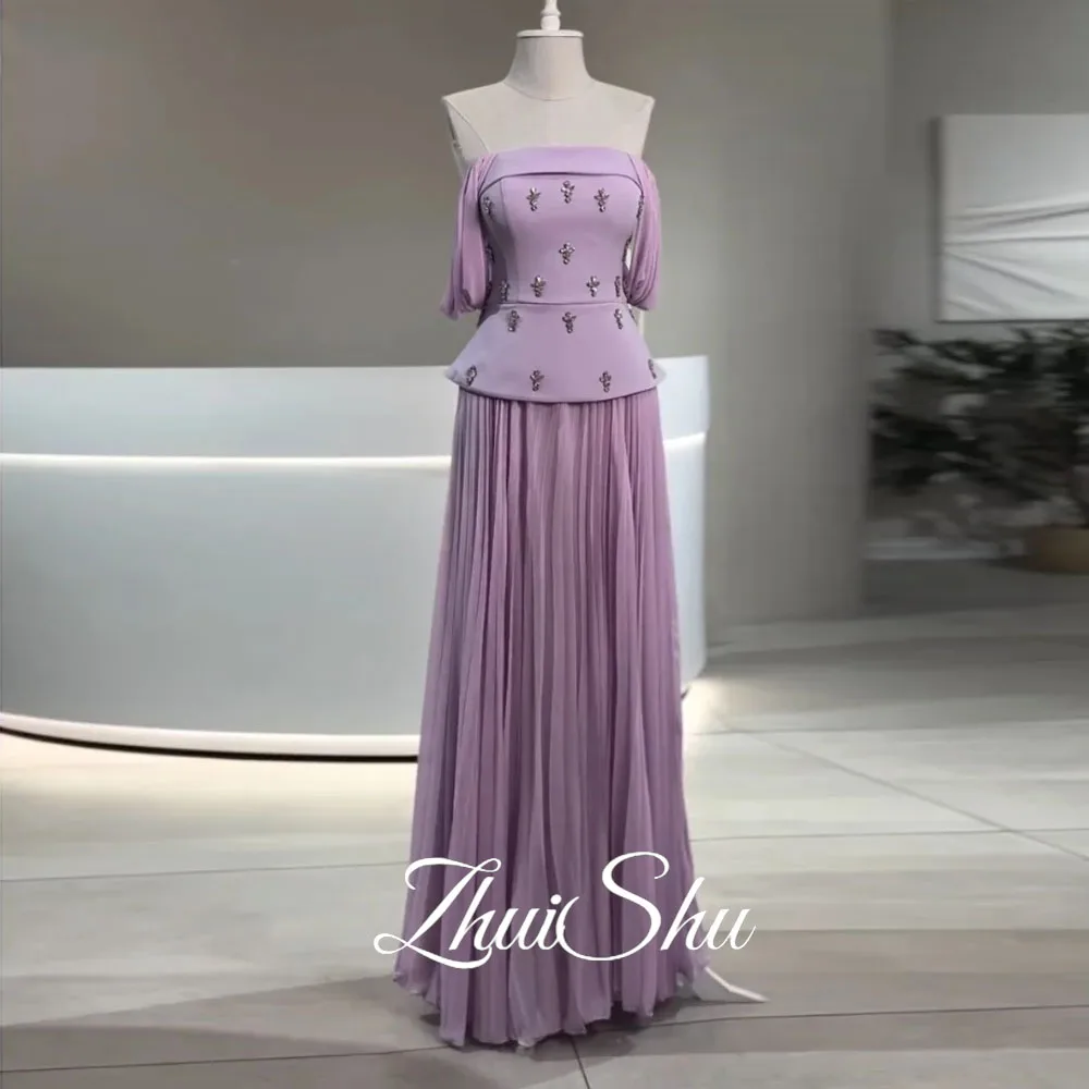 ZHUISHU Long Prom Dress Customized Evening Gown 2025 Luxury Formal Dress Off-shoulder Rhinestone Robe Soiree Birthday Party
ZHUISHU Long Prom Dress Customized Evening Gown 2025 Luxury Formal Dress Off-shoulder Rhinestone Robe Soiree Birthday Party