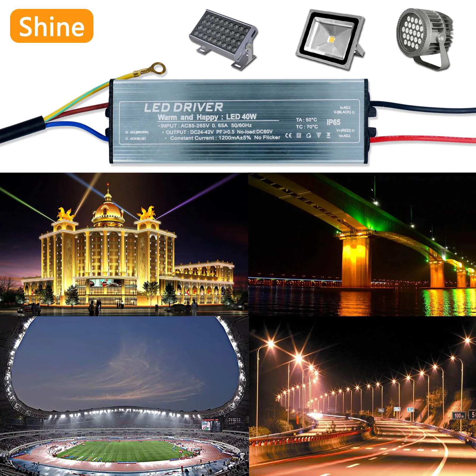 LED Driver 5W 10W 20W 30W 40W 50W DC24-42V Power LED Driver Light Transformer IP65 Waterproof Adapter for Supply DIY Floodlight
LED Driver 5W 10W 20W 30W 40W 50W DC24-42V Power LED Driver Light Transformer IP65 Waterproof Adapter for Supply DIY Floodlight