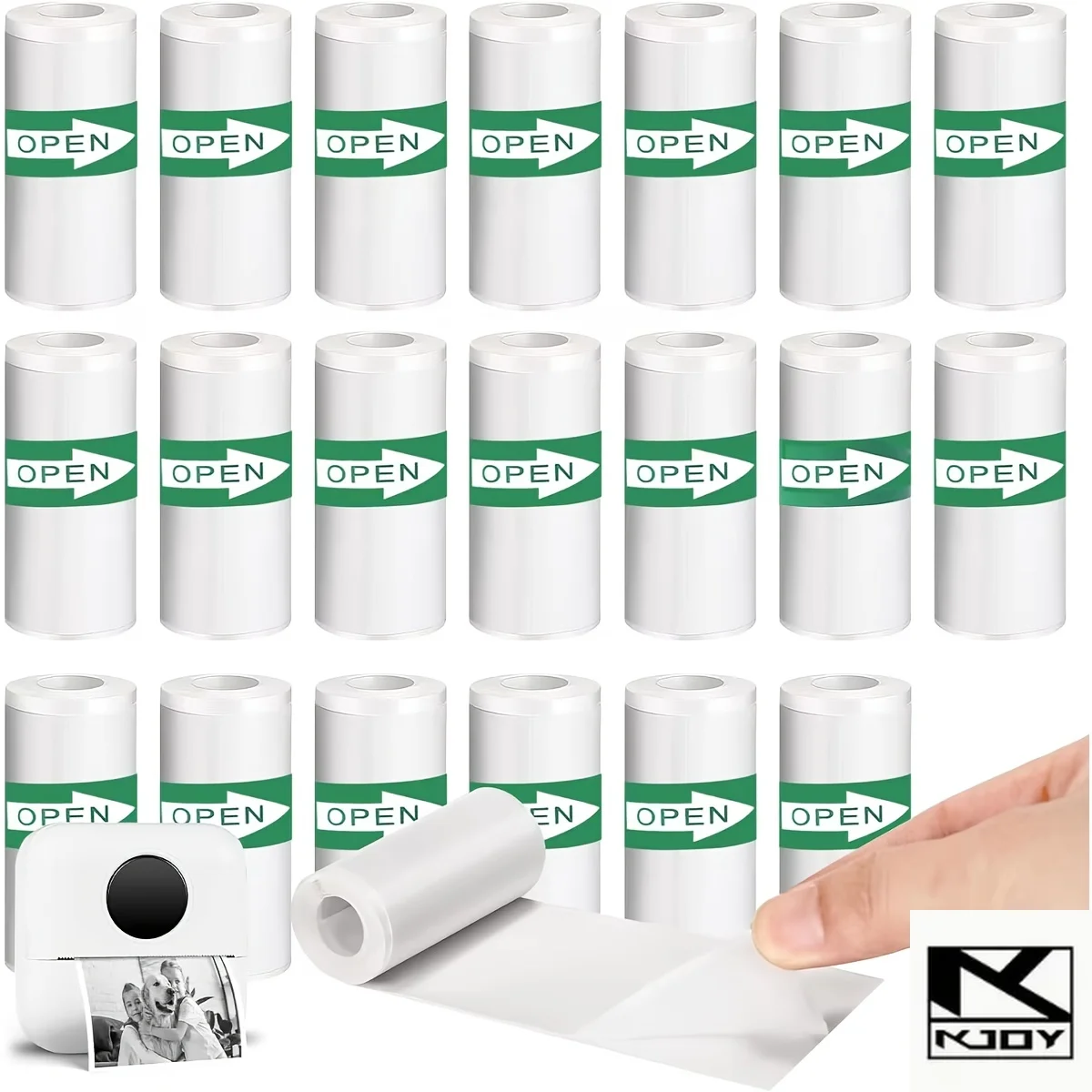 kkjoy Self Adhesive Thermal Paper 10 Rolls 57mm for mini printer daily use
kkjoy Self Adhesive Thermal Paper 10 Rolls 57mm for mini printer daily use