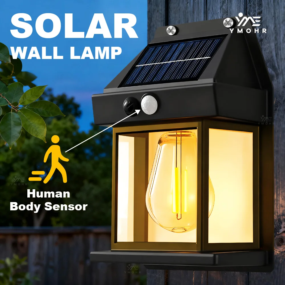 18650 Solar Tungsten Night Lamp Intelligent Motion Sensor Wall Lamp 3 Lighting Waterproof Courtyard Garden Decoration Lanter
18650 Solar Tungsten Night Lamp Intelligent Motion Sensor Wall Lamp 3 Lighting Waterproof Courtyard Garden Decoration Lanter