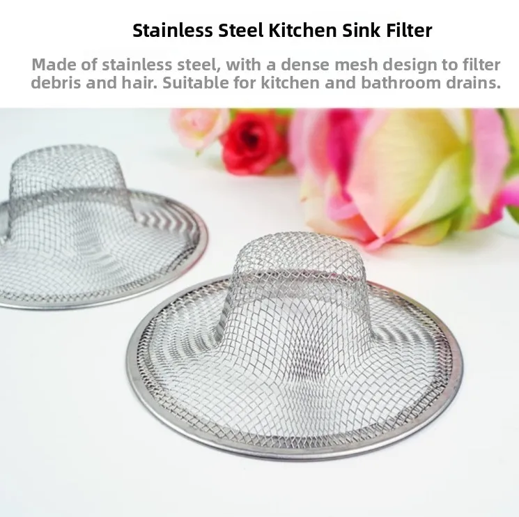 Stainless Steel Bathroom Kitchen Sink Drain Filter Net Anti-Clogging Device round Bug Cover Style Drainage System
Stainless Steel Bathroom Kitchen Sink Drain Filter Net Anti-Clogging Device round Bug Cover Style Drainage System
