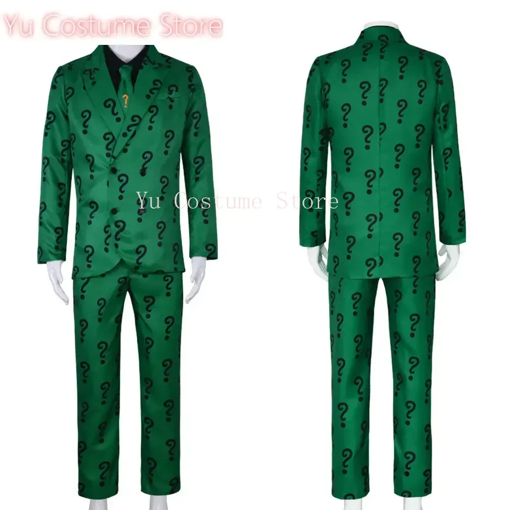 Men Riddler Cosplay Fantasy Movie Super Villain Costume Disguise Adult Boys Roleplay Fantasia Outfits Halloween Male Suits 2025
Men Riddler Cosplay Fantasy Movie Super Villain Costume Disguise Adult Boys Roleplay Fantasia Outfits Halloween Male Suits 2025