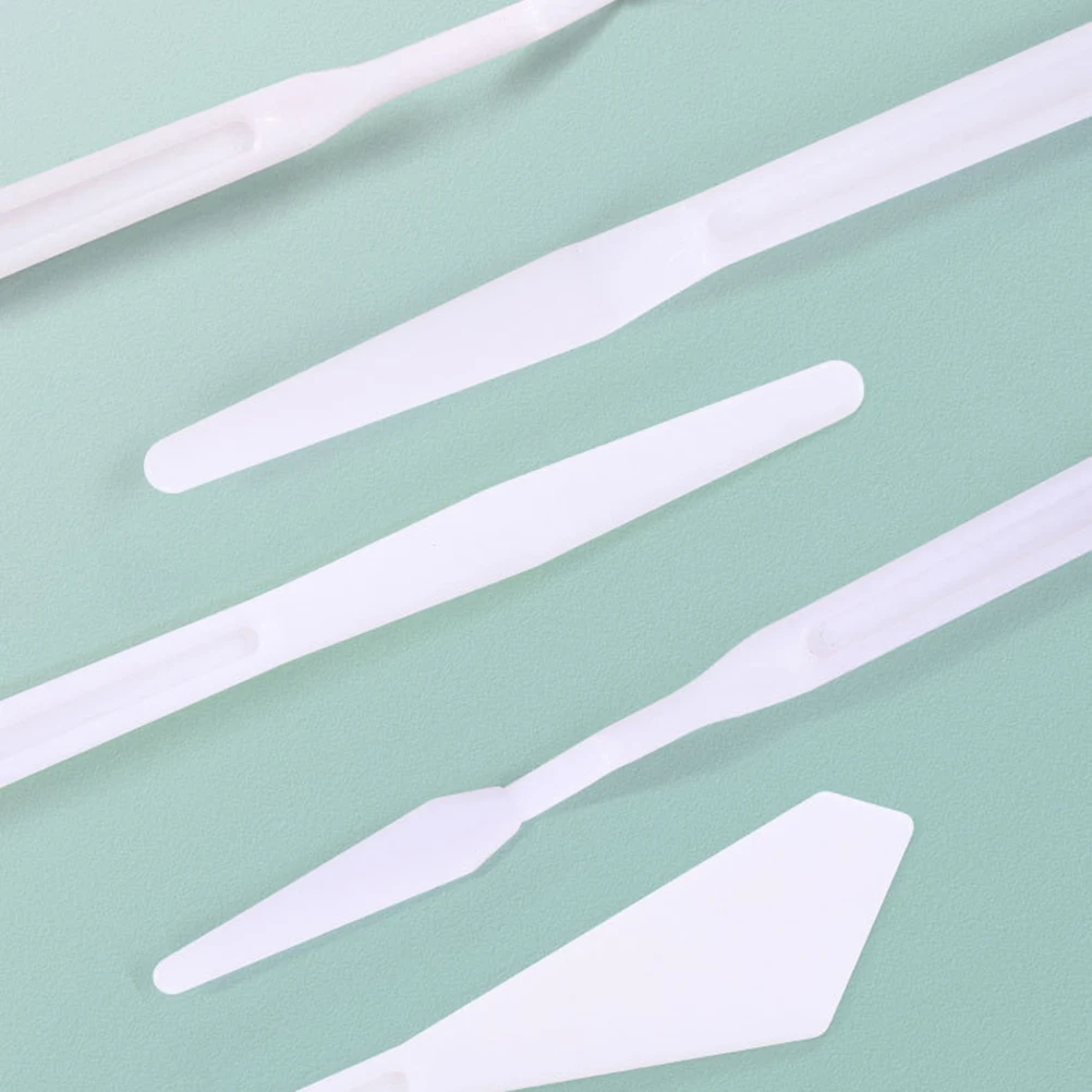 25 Pcs in 5 Set Portable Painting Tools Painting Spatula Plastic Scrapers for DIY Craft Professional Art Painting (White)
25 Pcs in 5 Set Portable Painting Tools Painting Spatula Plastic Scrapers for DIY Craft Professional Art Painting (White)