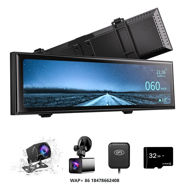 AKEEYO 1080P Super Night Viison 11.26inch Vehicle Dashboard Mirrors Double Cameras Rearview Mirror with Car
AKEEYO 1080P Super Night Viison 11.26inch Vehicle Dashboard Mirrors Double Cameras Rearview Mirror with Car