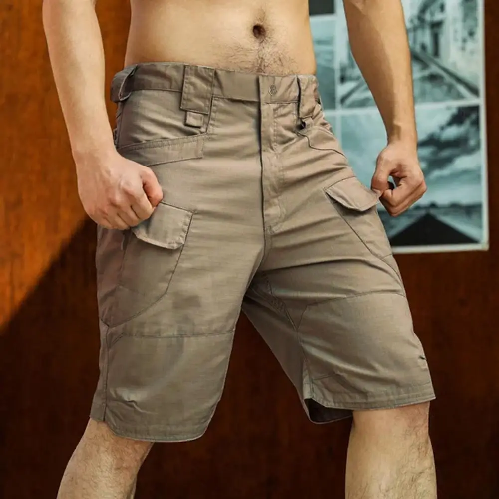 Outdoor Men's Shorts Multi-Waist Pocket Button Zipper Solid Color Wear-Resistant Training Shorts
Outdoor Men's Shorts Multi-Waist Pocket Button Zipper Solid Color Wear-Resistant Training Shorts