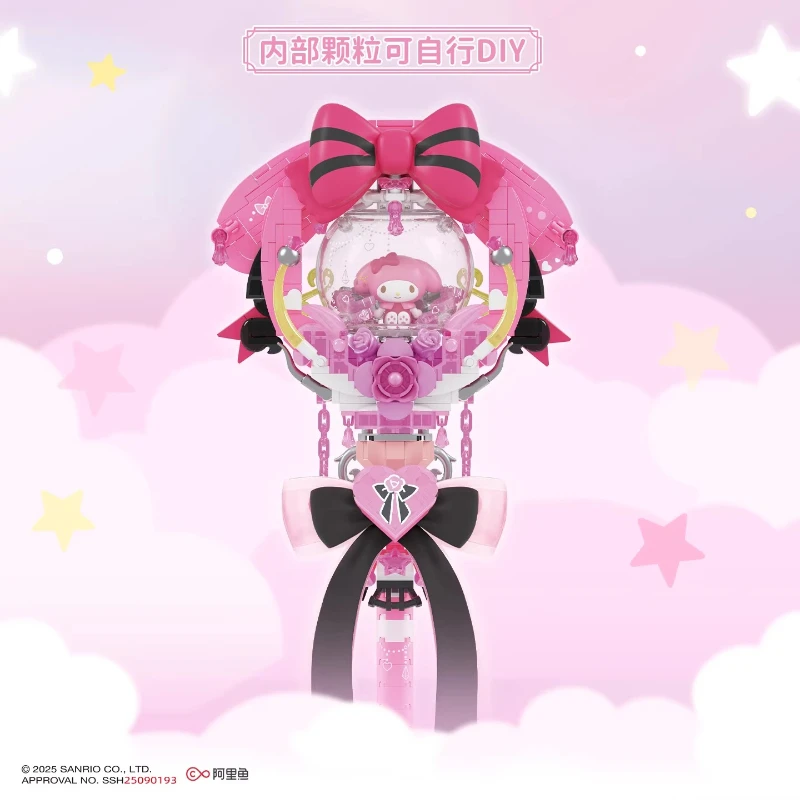 Kuromi Magic Wand Scepter Assembly Building Blocks Wonderland Secret Children's Toys Diy Magic Cane for Girls Birthday Gift
Kuromi Magic Wand Scepter Assembly Building Blocks Wonderland Secret Children's Toys Diy Magic Cane for Girls Birthday Gift