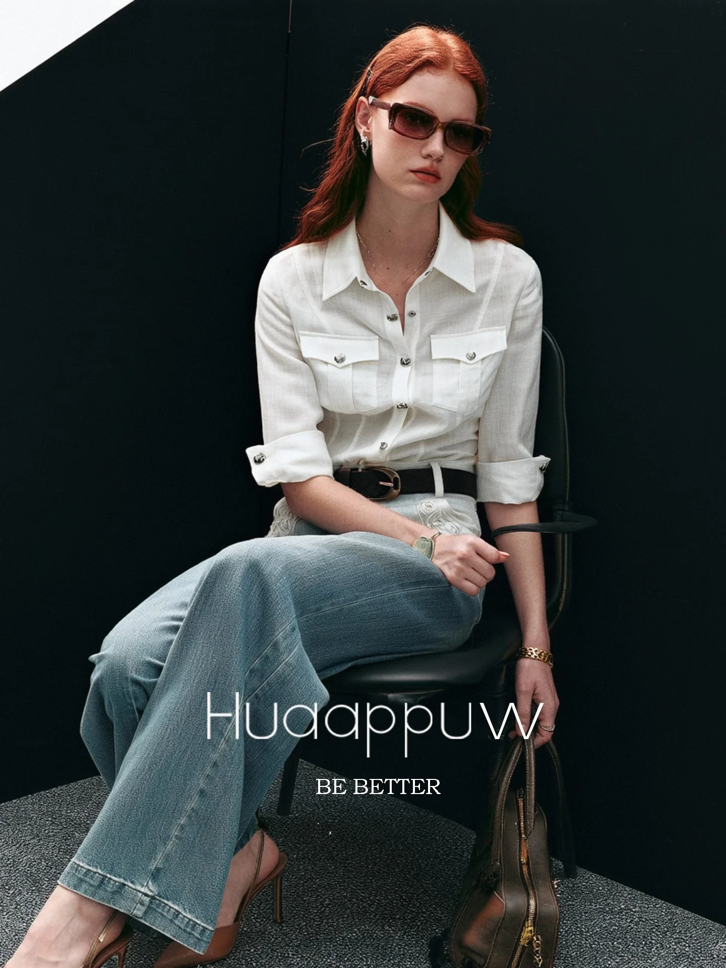 Huaappuw Women's Slim Fit Work Shirt Summer New Style Waist Cinched Five Sleeve Shirt French Style Regular Sleeve Length
Huaappuw Women's Slim Fit Work Shirt Summer New Style Waist Cinched Five Sleeve Shirt French Style Regular Sleeve Length