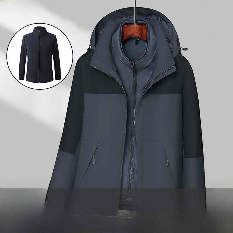 Мужская ветровка-трансформер с отстегивающимся флисовым утеплителем и серебристой меховой подкладкой для активного отдыха и альпинизма
Мужская ветровка-трансформер с отстегивающимся флисовым утеплителем и серебристой меховой подкладкой для активного отдыха и альпинизма