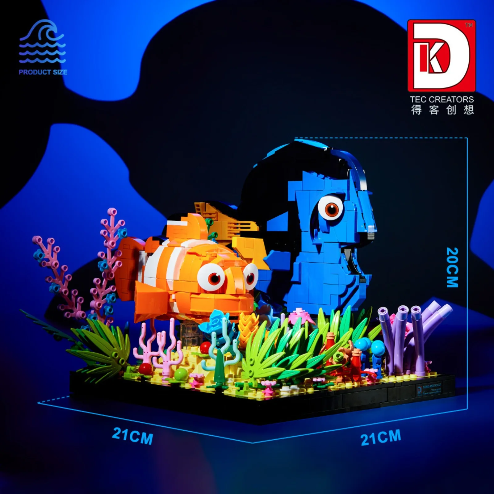 DK7002 886pcs MOC Fishbowl Aquarium Building Blocks Sea Turtle Ornamental Fish with Light Bricks Construction Toys Kids Gift
DK7002 886pcs MOC Fishbowl Aquarium Building Blocks Sea Turtle Ornamental Fish with Light Bricks Construction Toys Kids Gift
