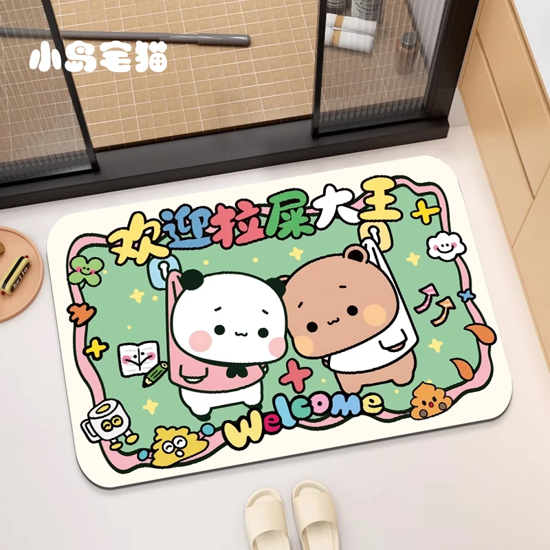 Kawaii Bubu And Dudu Bathroom Diatom Mud Mat Water Absorption At The Bathroom Door Quick-Drying Foot Mat Toilet Anti-Slip Carpet
Kawaii Bubu And Dudu Bathroom Diatom Mud Mat Water Absorption At The Bathroom Door Quick-Drying Foot Mat Toilet Anti-Slip Carpet