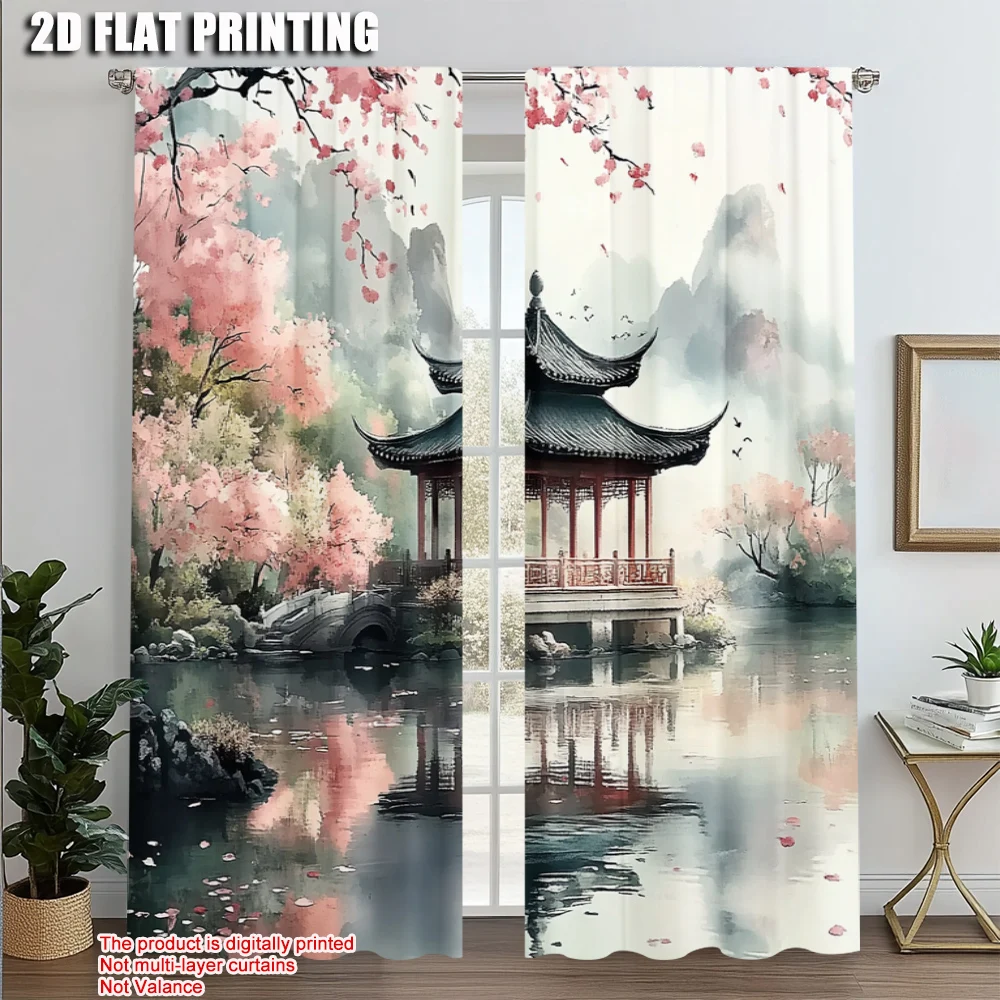 2pcs, Curtains&Drapes 2D print Chinese Ink Painting Style Versatile Polyester (without rod) Decorations Clearance for Kitchen,
2pcs, Curtains&Drapes 2D print Chinese Ink Painting Style Versatile Polyester (without rod) Decorations Clearance for Kitchen,