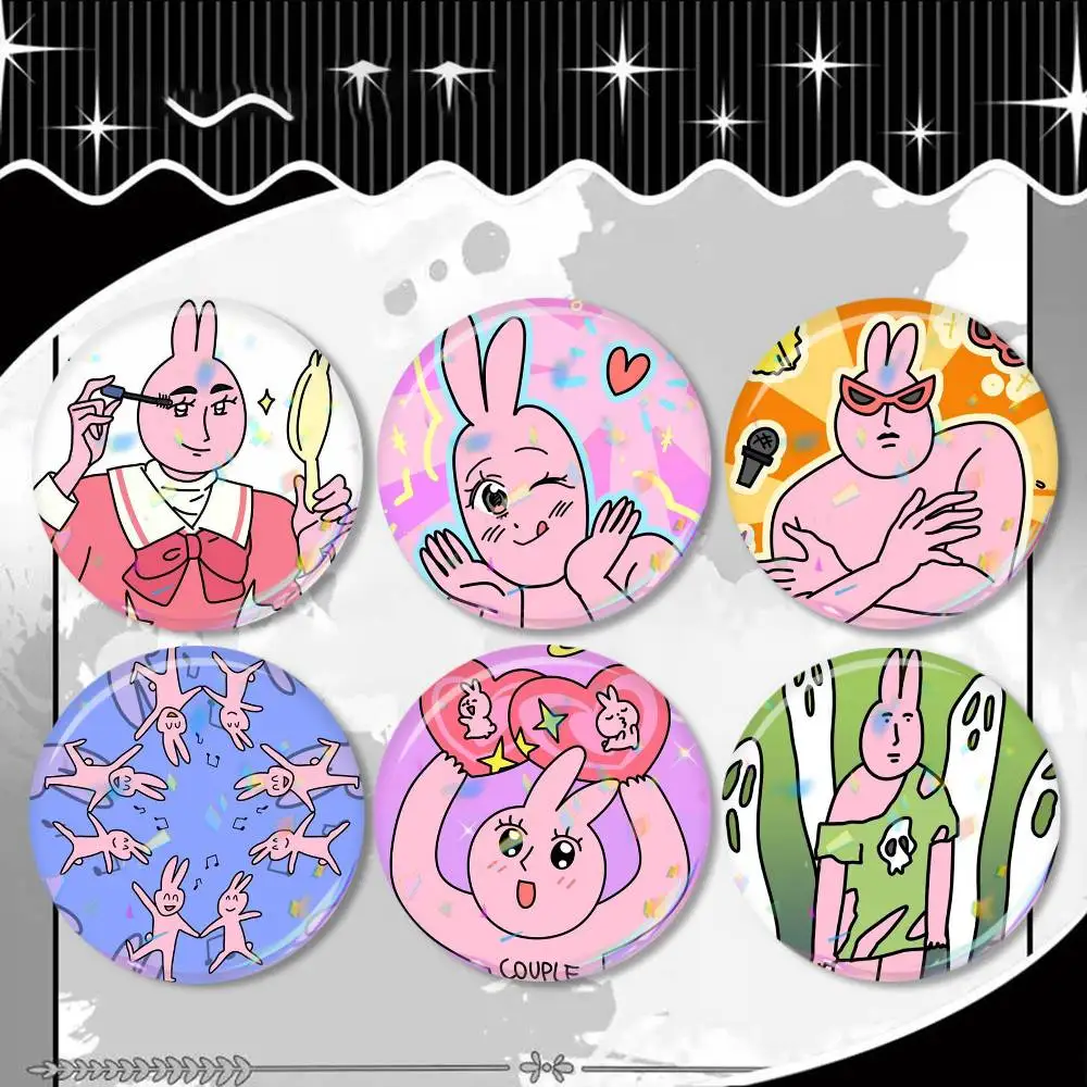 My Friend Rabbit Badge 25 32 44 58 75 mm Round Fans Collect Friends Gifts Brooch Souvenir
My Friend Rabbit Badge 25 32 44 58 75 mm Round Fans Collect Friends Gifts Brooch Souvenir