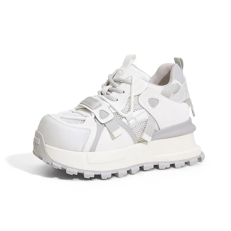 8.5cm Women's Fashion Chunky Platform Sneakers Spring Summer Platform Breathable Mesh Shoes for Women Rubber Soled Casual Shoes
8.5cm Women's Fashion Chunky Platform Sneakers Spring Summer Platform Breathable Mesh Shoes for Women Rubber Soled Casual Shoes