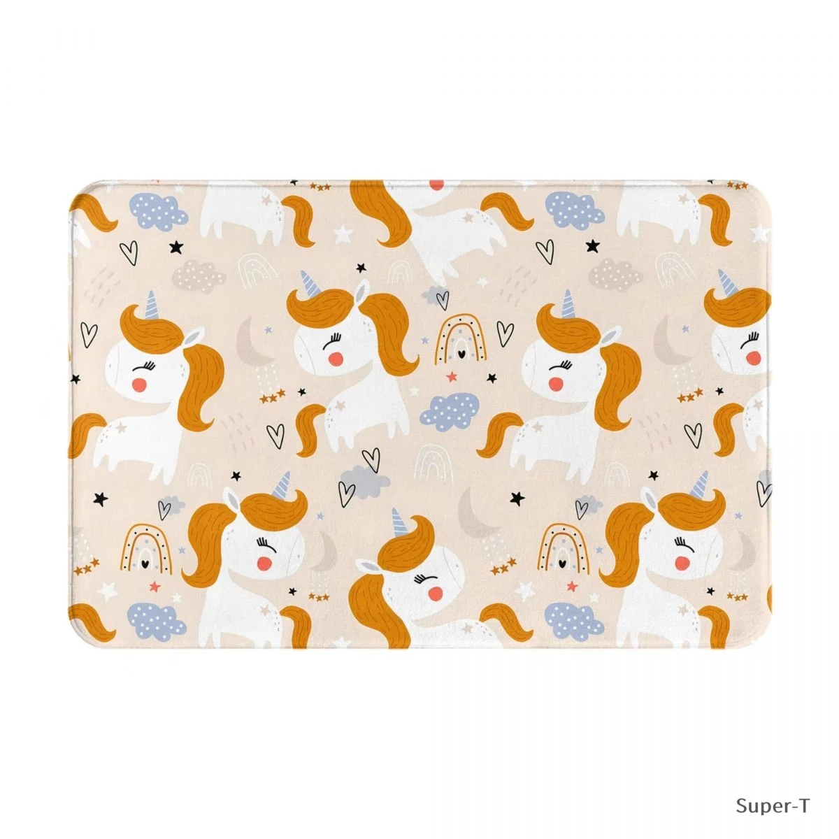 Seamless Childish Pattern With Cute Unicorns Versatile Floor Mat High-Quality Doormat Anti-Slip Custom Mats for Bathroom Car Use
Seamless Childish Pattern With Cute Unicorns Versatile Floor Mat High-Quality Doormat Anti-Slip Custom Mats for Bathroom Car Use