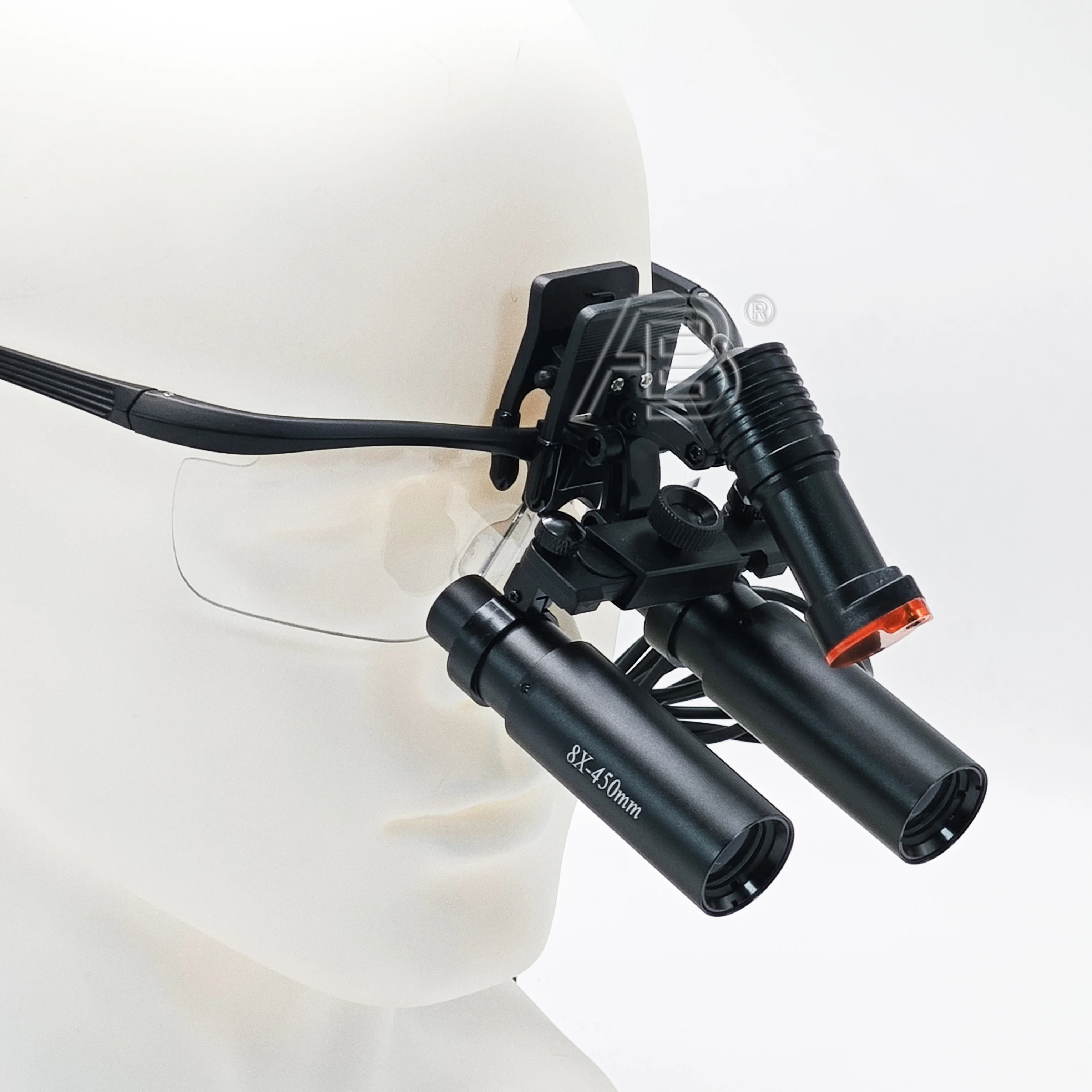 8X High Magnification LED Eyeglass Type Magnifier Electric Lighting Portable Fine Observation Loupe
8X High Magnification LED Eyeglass Type Magnifier Electric Lighting Portable Fine Observation Loupe