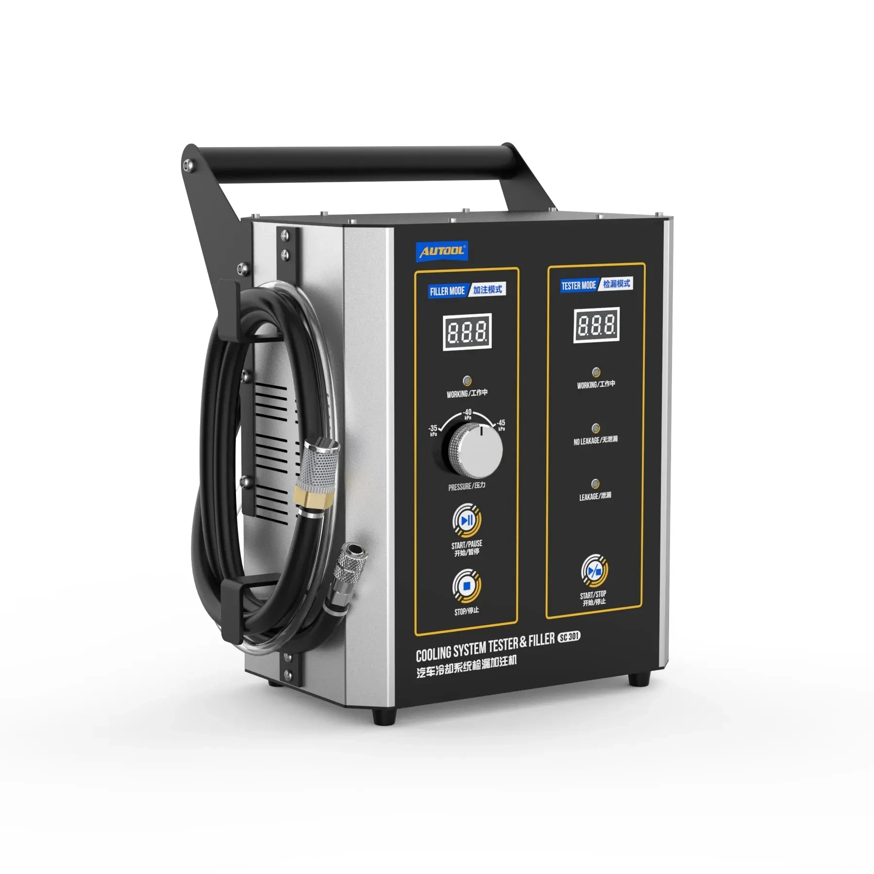 AUTOOL SC301 Automatic Cooling System Flush Fluid Clean Engine Car Coolant Exchange Machine
AUTOOL SC301 Automatic Cooling System Flush Fluid Clean Engine Car Coolant Exchange Machine