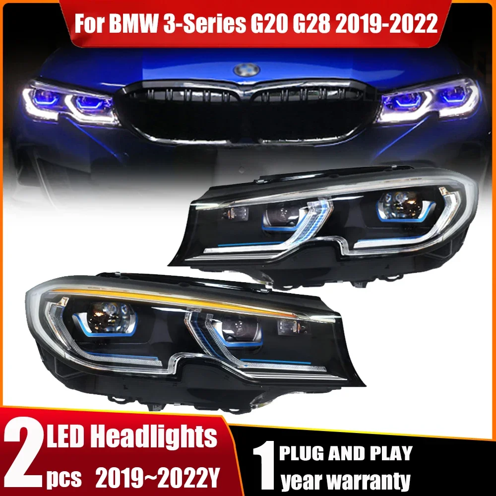 Автомобильный Стайлинг, фара для BMW 3-Series G20 G28, фары 2019-2021, светодиодный проектор AngelEye, сигнал DRL, автомобильные аксессуары
Автомобильный Стайлинг, фара для BMW 3-Series G20 G28, фары 2019-2021, светодиодный проектор AngelEye, сигнал DRL, автомобильные аксессуары