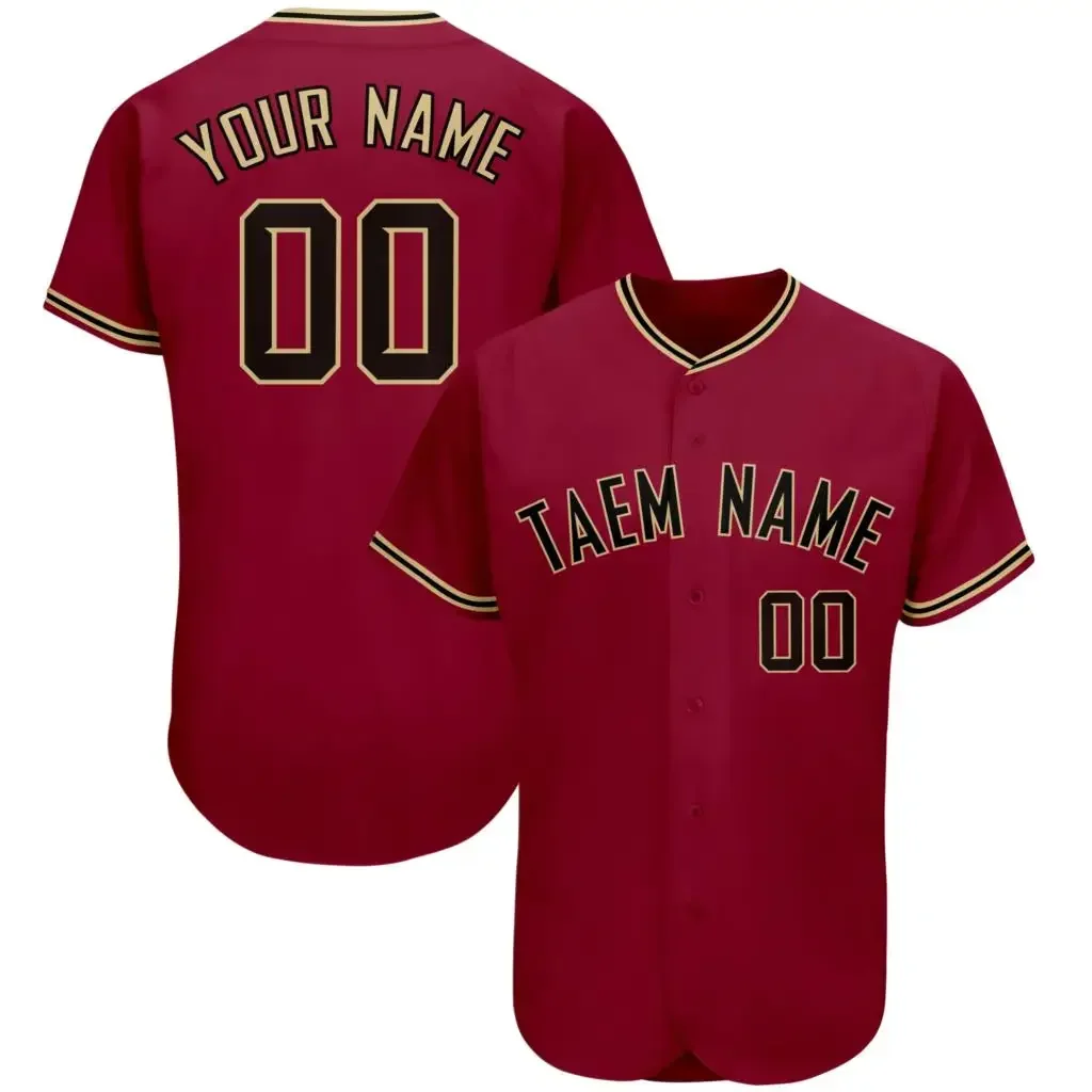 High Quality Custom Baseball Jersey Print Team Name,Number Training Full Button Sportswear Casual Athletic Shirts for Men/Youth
High Quality Custom Baseball Jersey Print Team Name,Number Training Full Button Sportswear Casual Athletic Shirts for Men/Youth