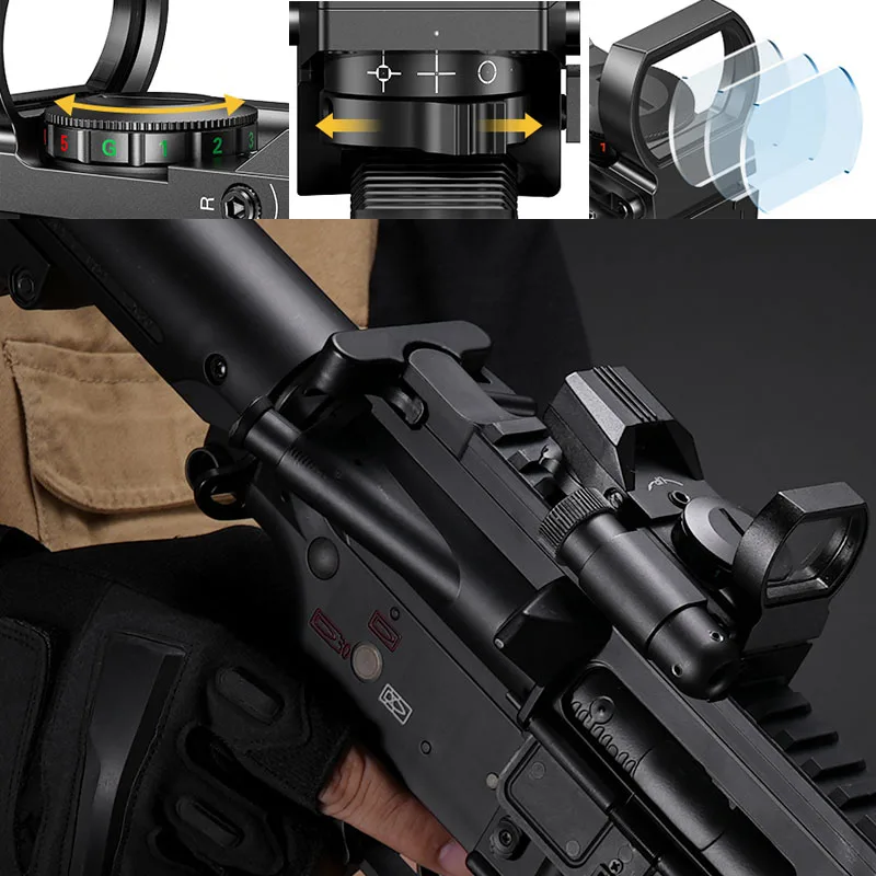 1X22X33mm Red Green Dot Sight Reflex Optics Rifle Scopes With Laser Hunting Riflescope Collimator With Remote Switch 20mm Rail
1X22X33mm Red Green Dot Sight Reflex Optics Rifle Scopes With Laser Hunting Riflescope Collimator With Remote Switch 20mm Rail