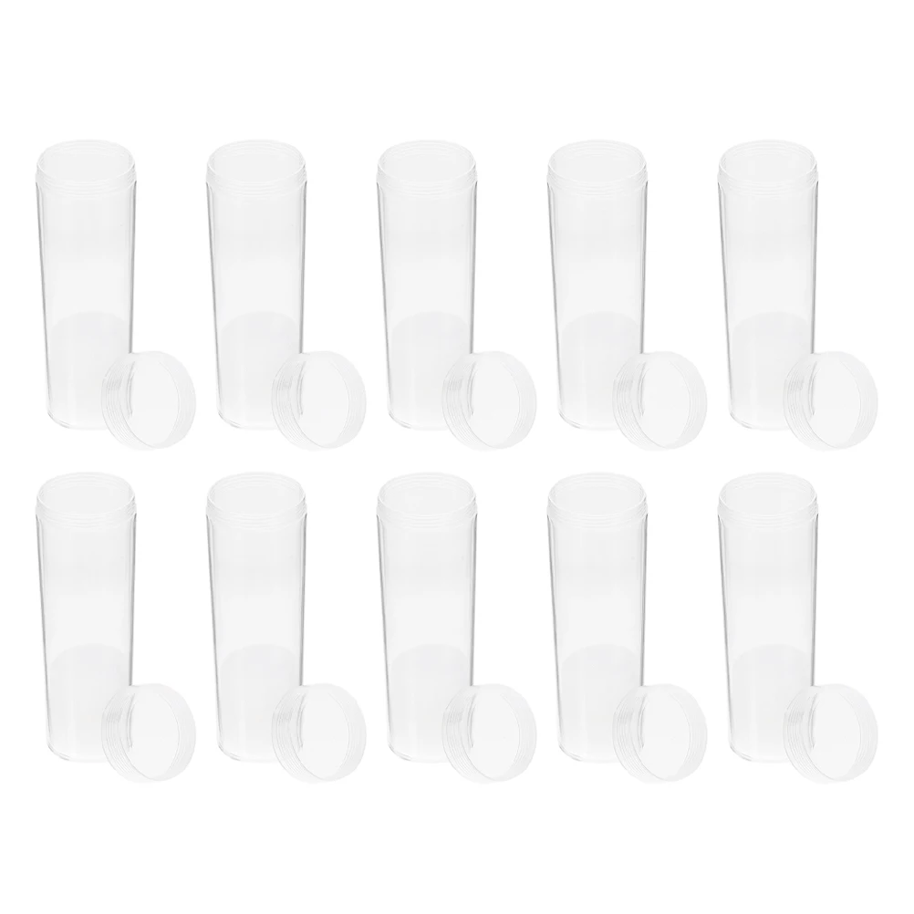 10 Pcs Commemorative Coin Protection Boxes 27mm Clear Cylinder Storage Containers Plastic Coin Tubes Display Cases For
10 Pcs Commemorative Coin Protection Boxes 27mm Clear Cylinder Storage Containers Plastic Coin Tubes Display Cases For